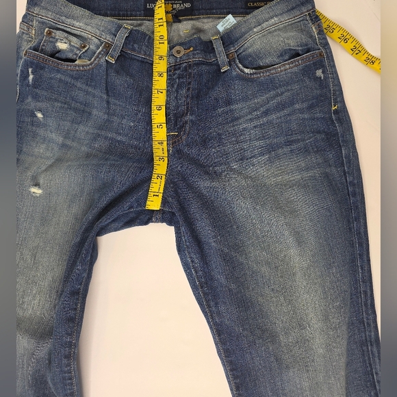 Lucky Rider Distressed Jeans, Women's Size 14 - Picture 6 of 13